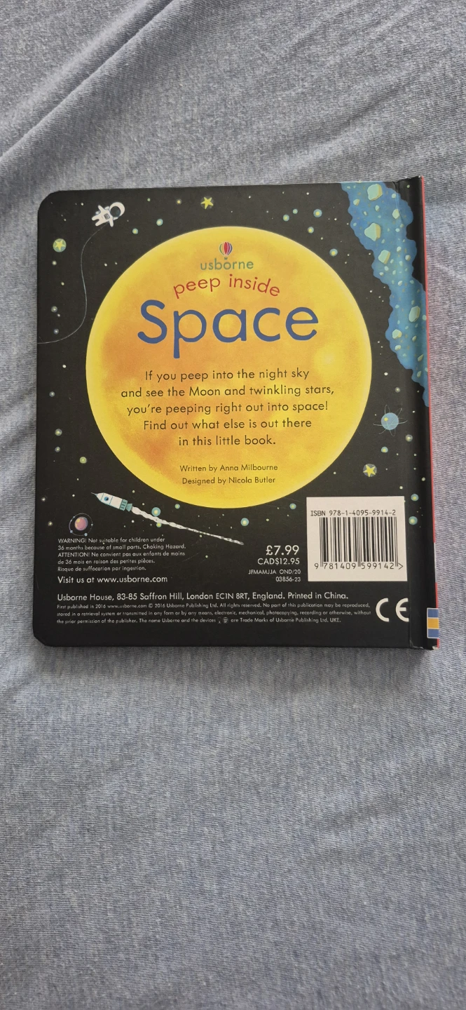 Usborne Peep Inside Space Board Book - photo 3
