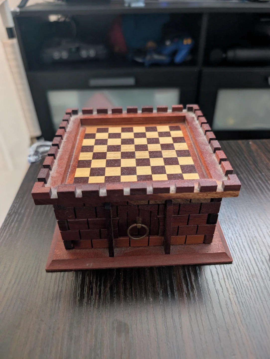 Wooden Castle Chess Set - photo 2