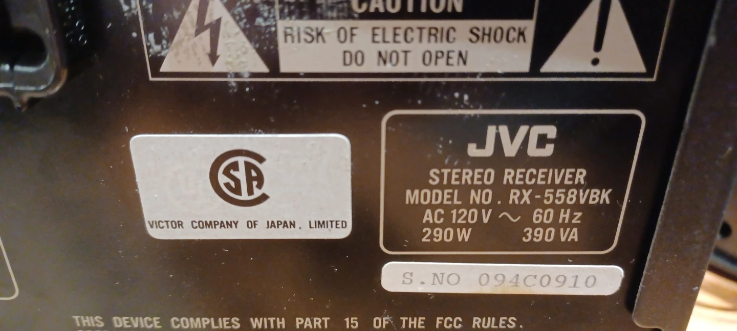 JVC receiver - photo 3