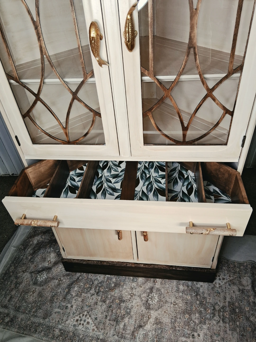 Redesigned Nature Inspired Corner Cabinet - photo 5