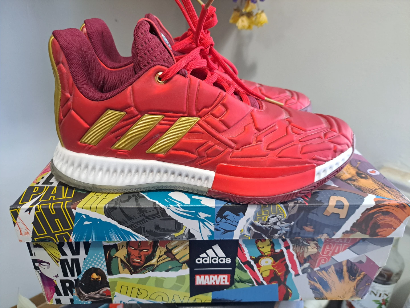 Adidas Harden Vol. 3 Iron Man Sneakers (Mens) - photo 3