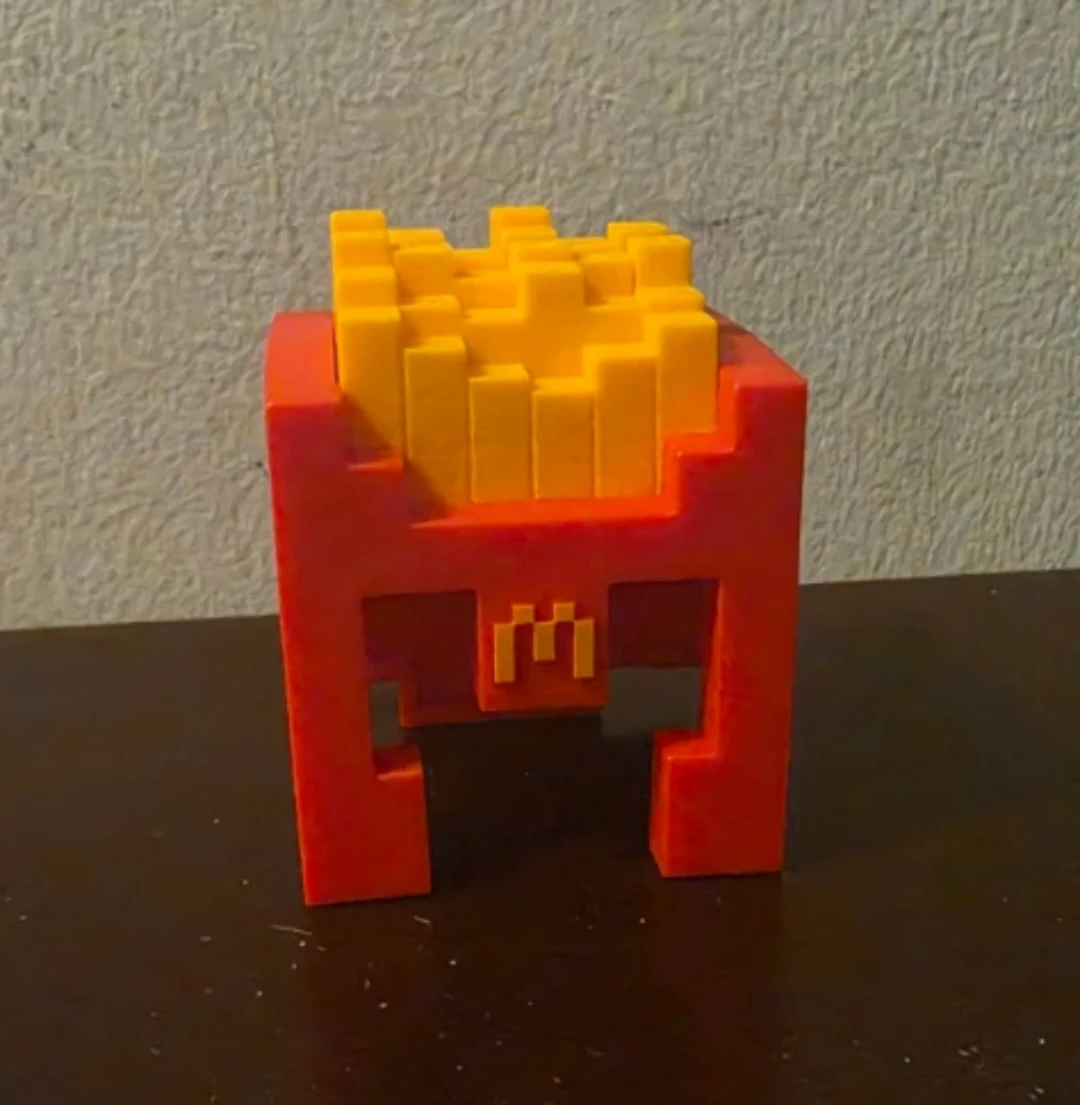 Minecraft French Fries Container