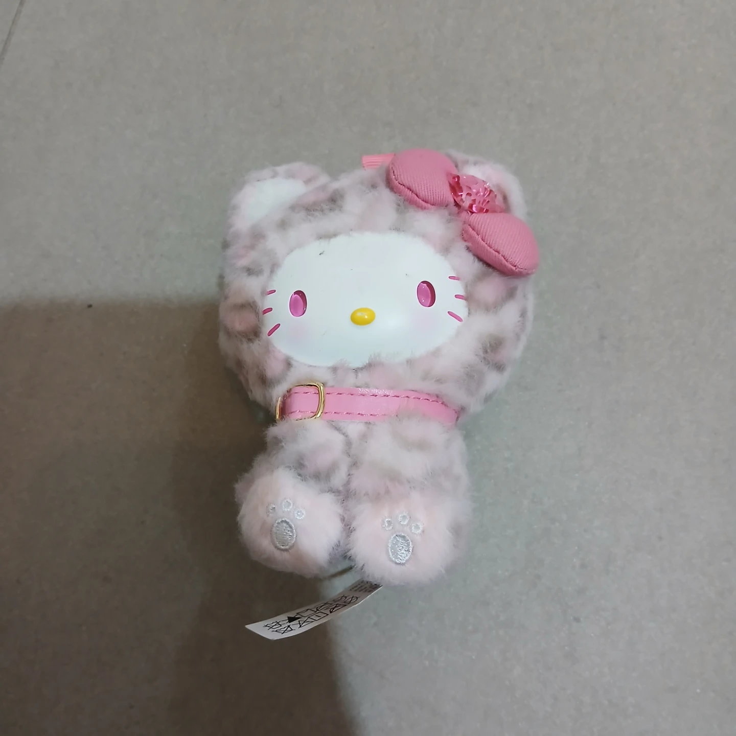 Miniso Hello Kitty Plush Toy - Pink Leopard Print