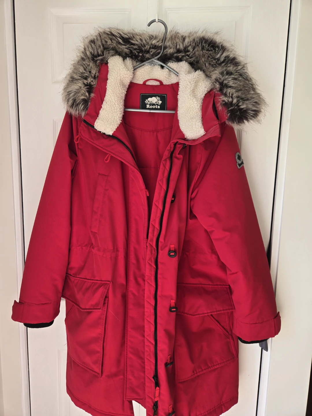 Roots Women's Red Parka XL - photo 3