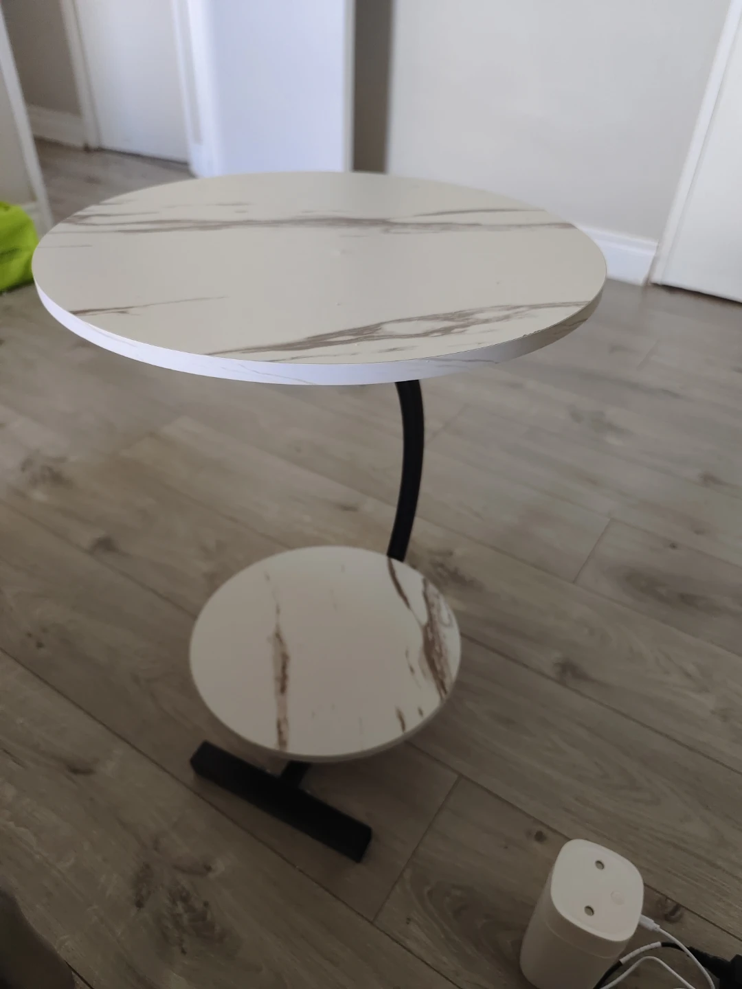 Marble Effect Side Table