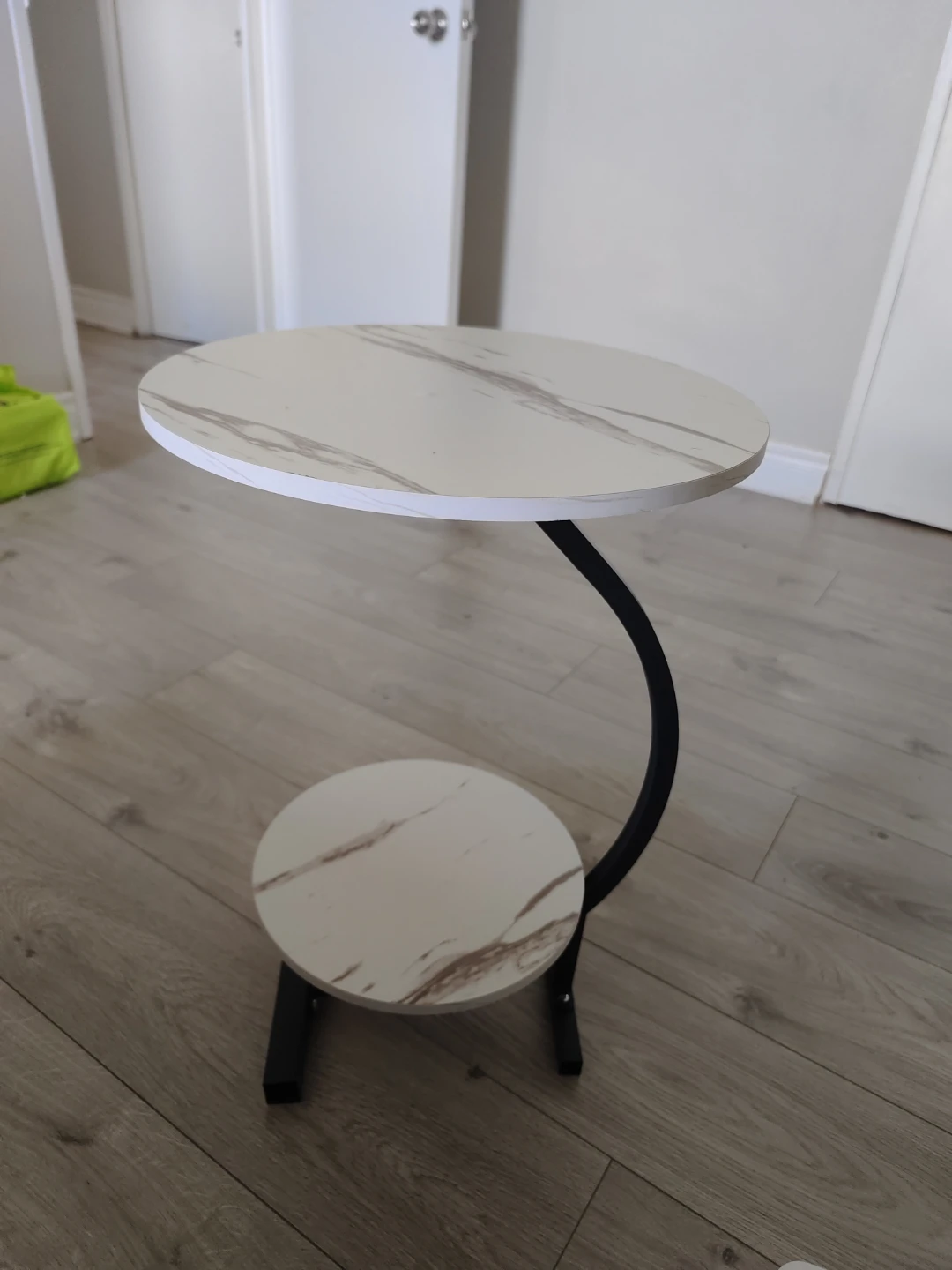 Marble Effect Side Table - photo 2