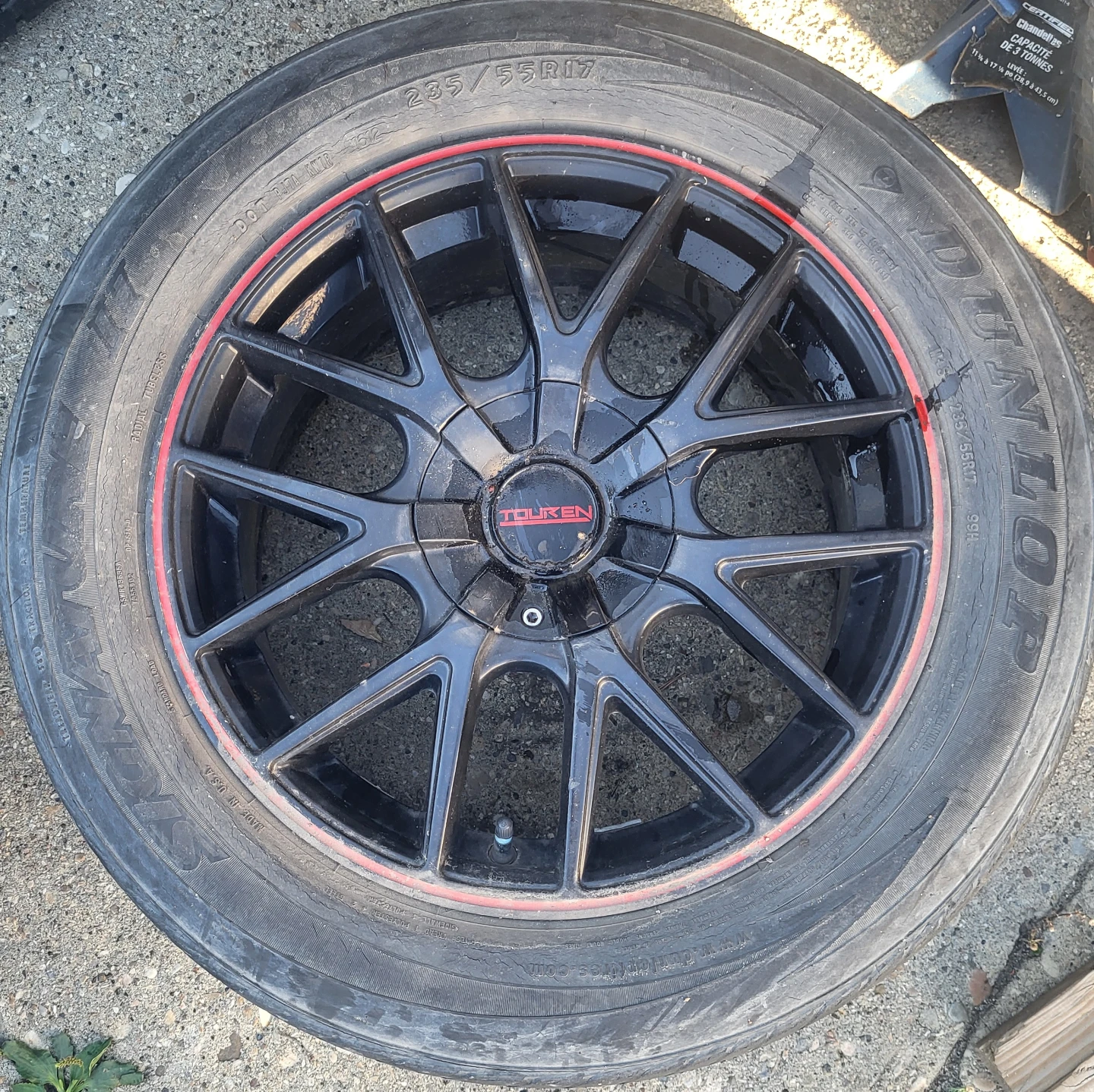 Black and Red Touren Wheels w/ bonus donut! - photo 5