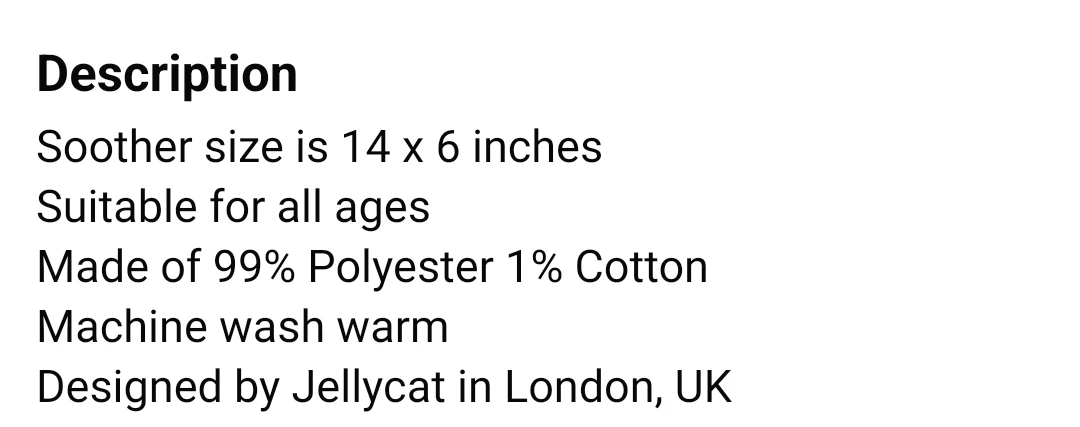 Bnwt Jellycat baby Daisy Lovie - photo 3