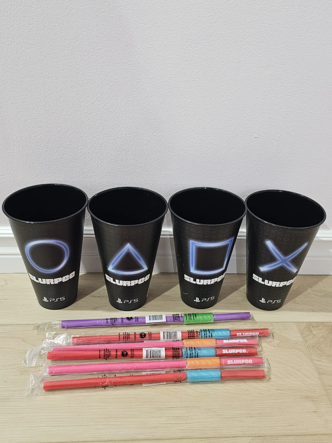 PlayStation 5  SLURPEE Cups & Straws - Set of 4