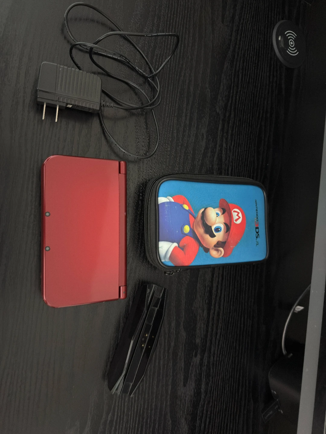 Nintendo 3DS XL (Modded w/ Luma3DS, Top IPS Screen) + 8 Games - photo 4