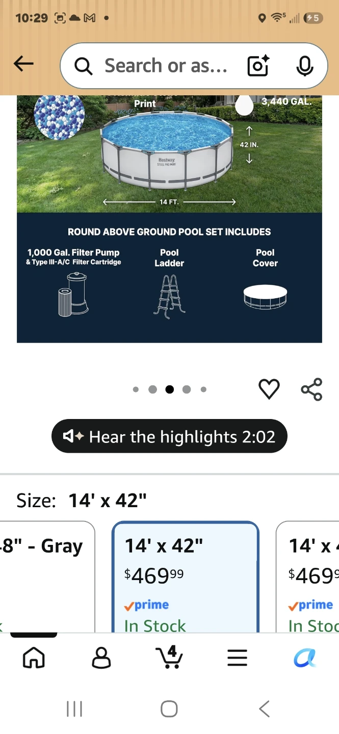 Bestway Steel Pro MAX Above Ground Pool Set 14 ft x 42 in - photo 2