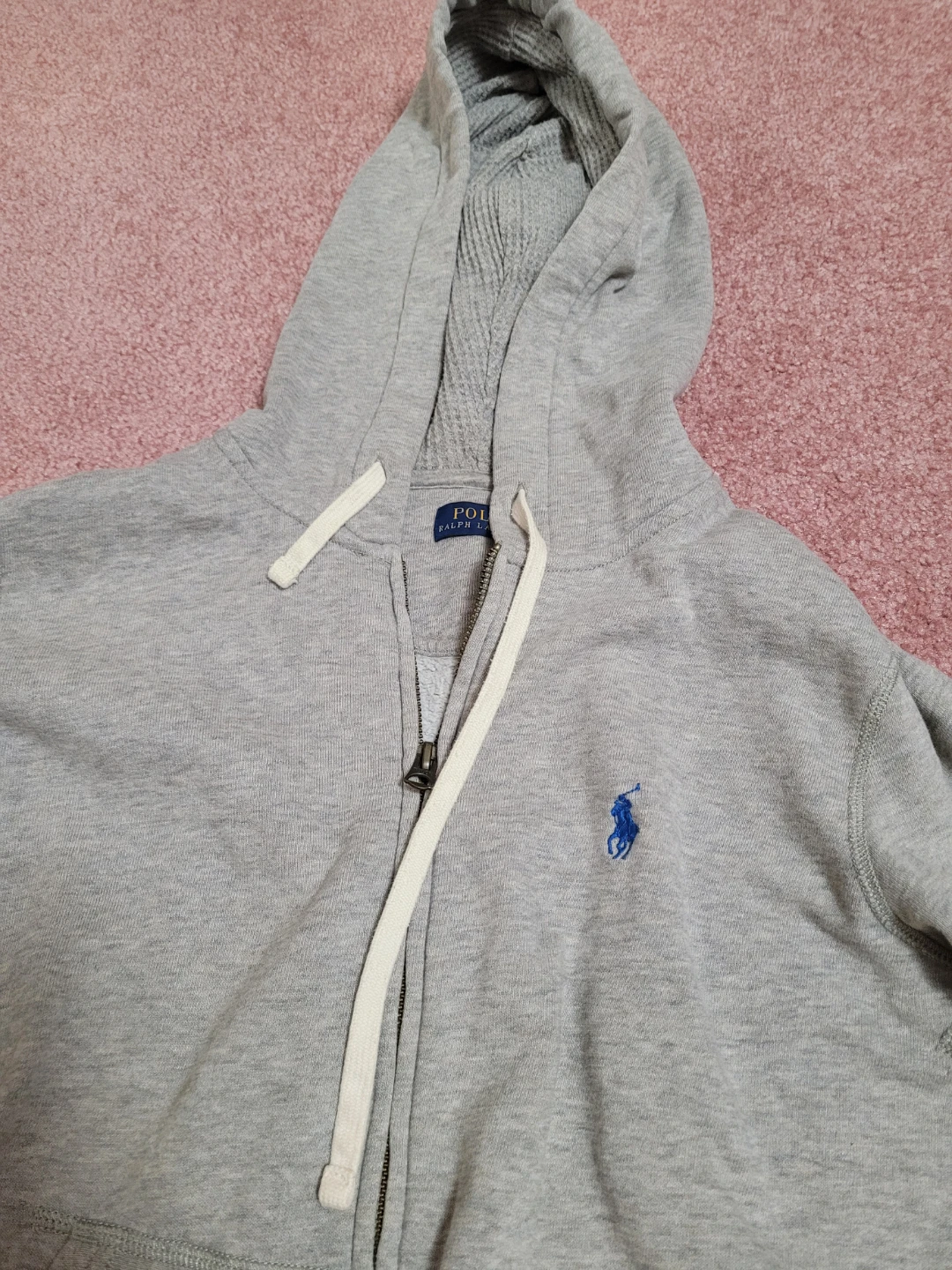 Polo Ralph Lauren Grey Zip-Up Hoodie