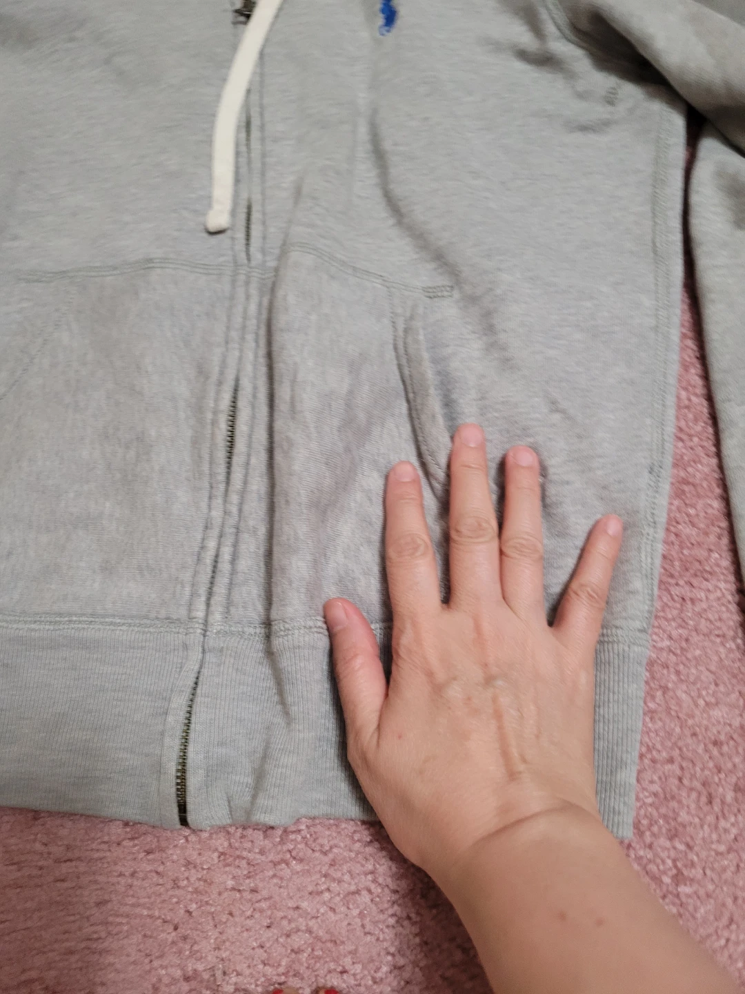 Polo Ralph Lauren Grey Zip-Up Hoodie - photo 4