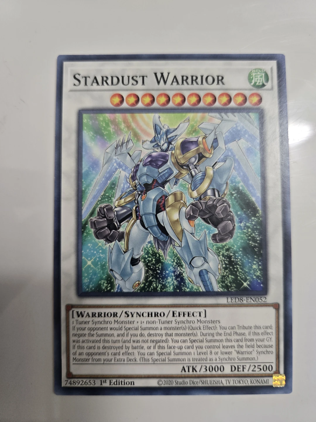 Stardust Warrior Yu-Gi-Oh! Trading Card