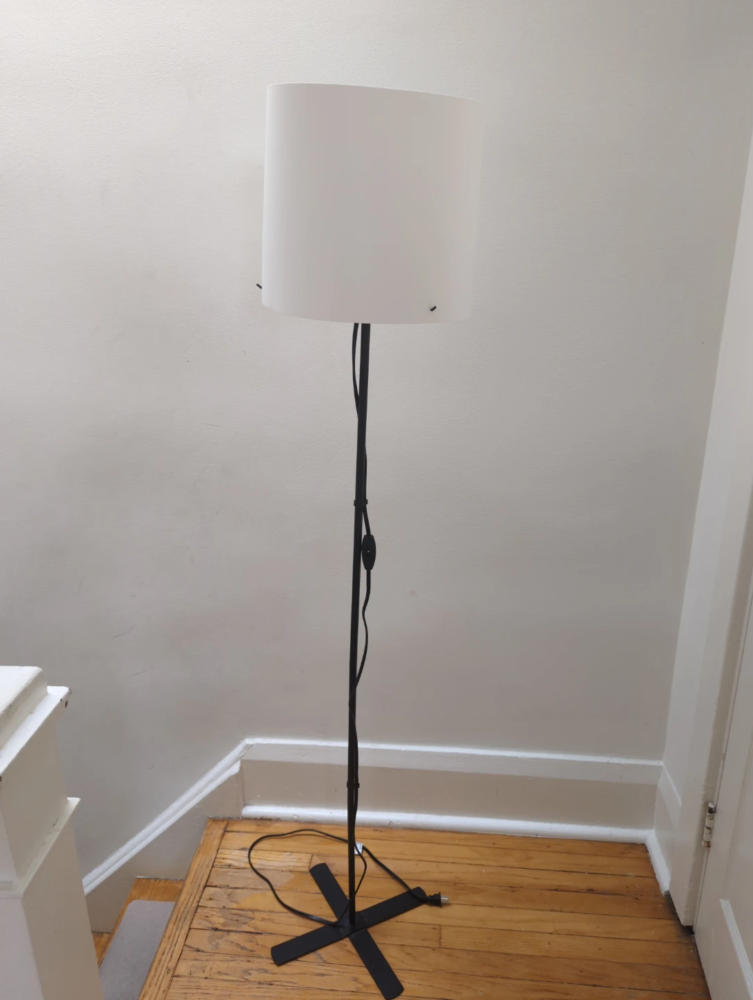 IKEA Floor Lamp with White Shade