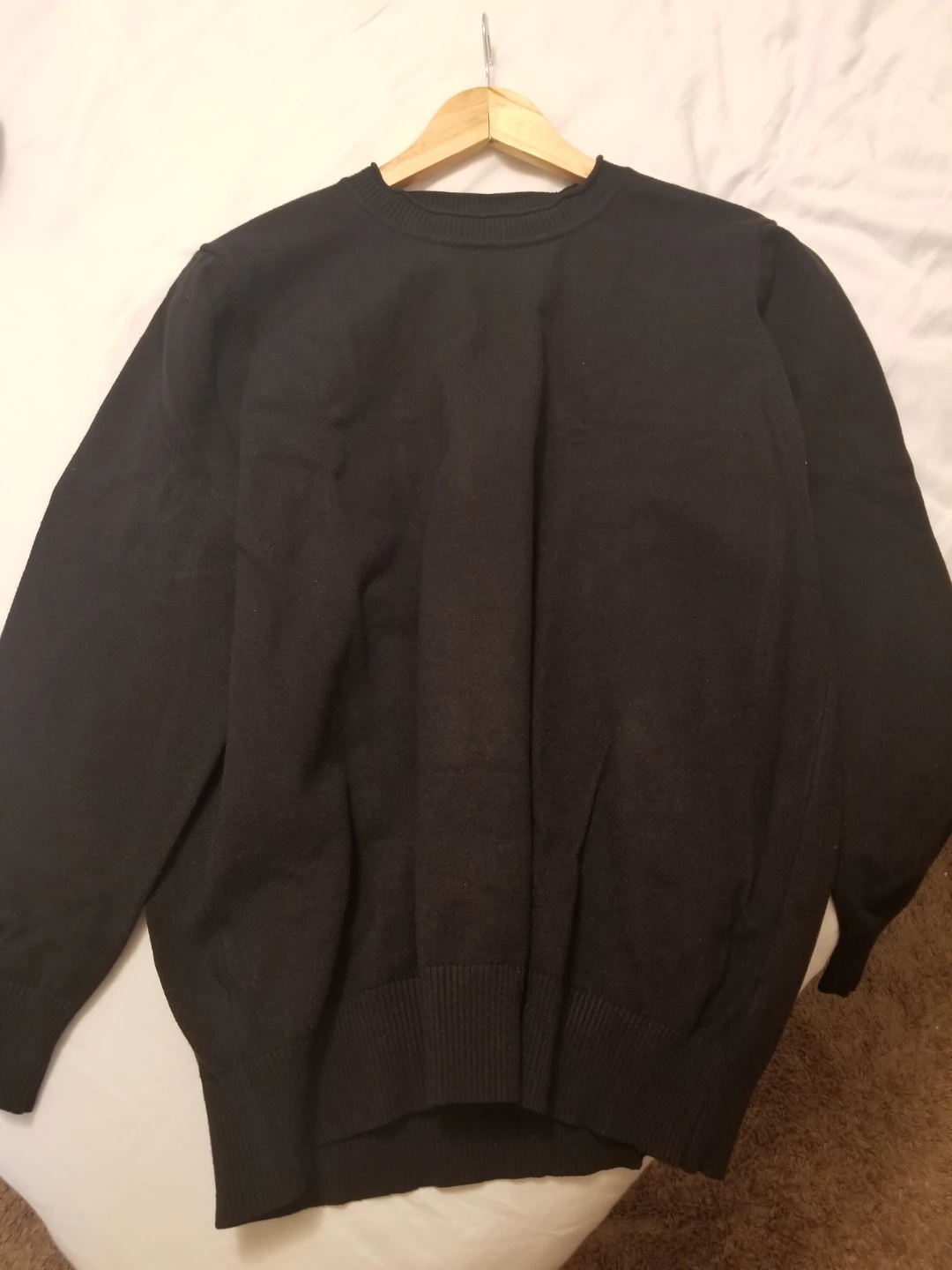 Black Crew Neck Sweater