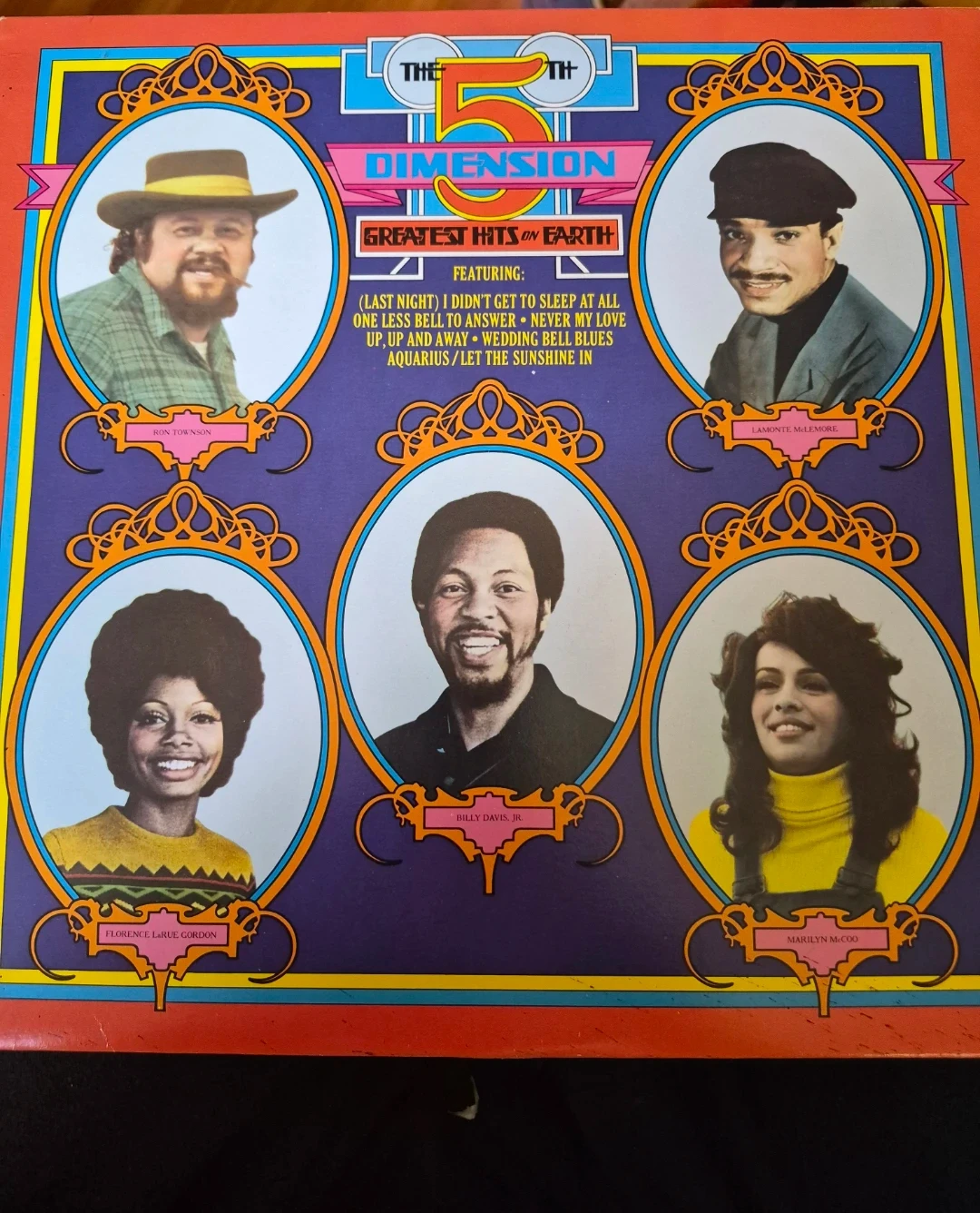 The 5th Dimension Greatest Hits On Earth Vinyl Record