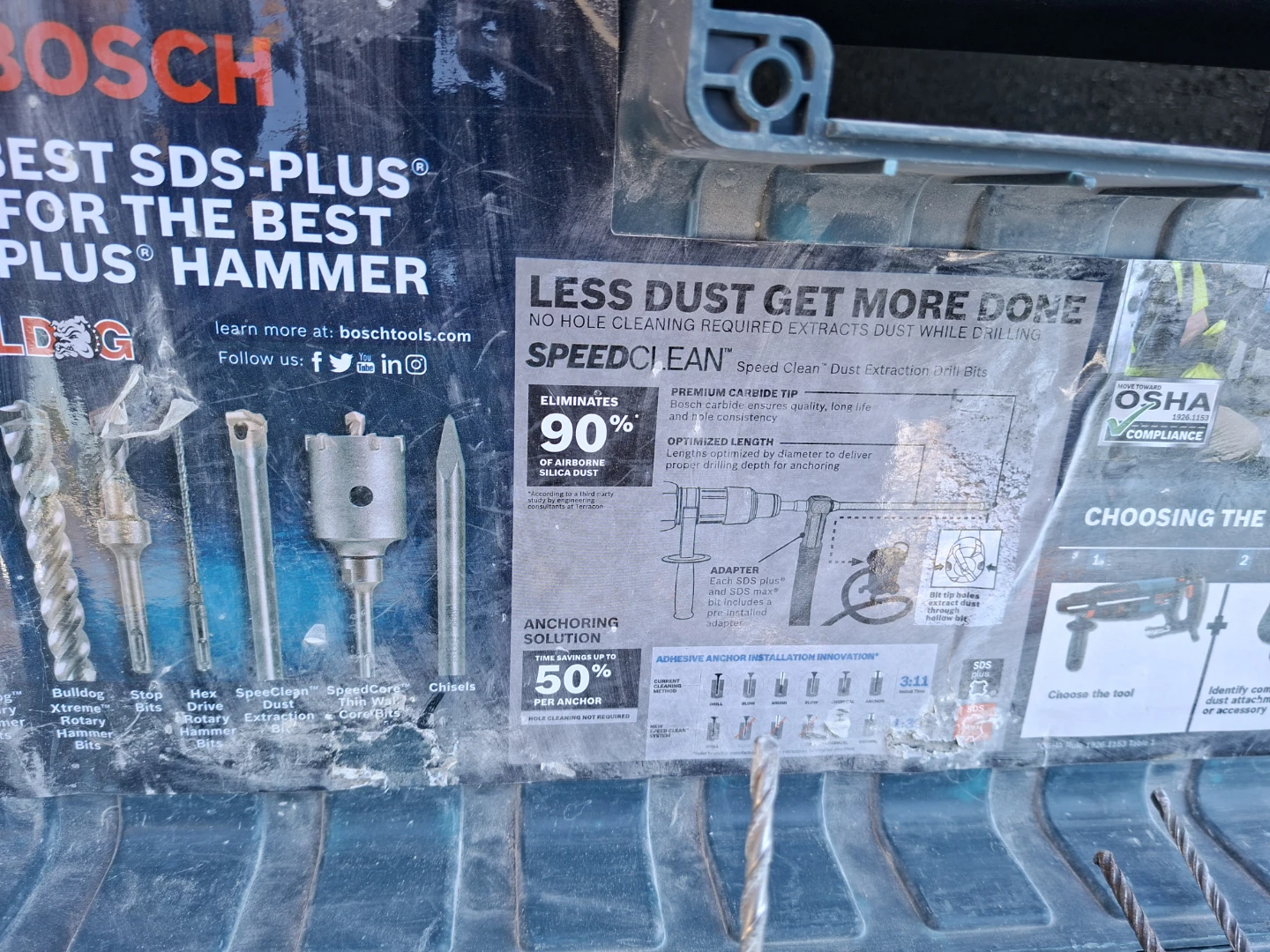 Bosch SDS-Plus Rotary Hammer Drill with Bits - photo 2