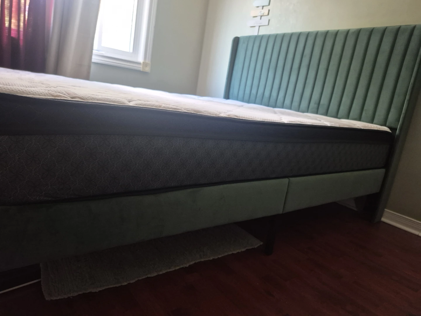 Queen Size Bed Frame and 10 inch Mattress - photo 3