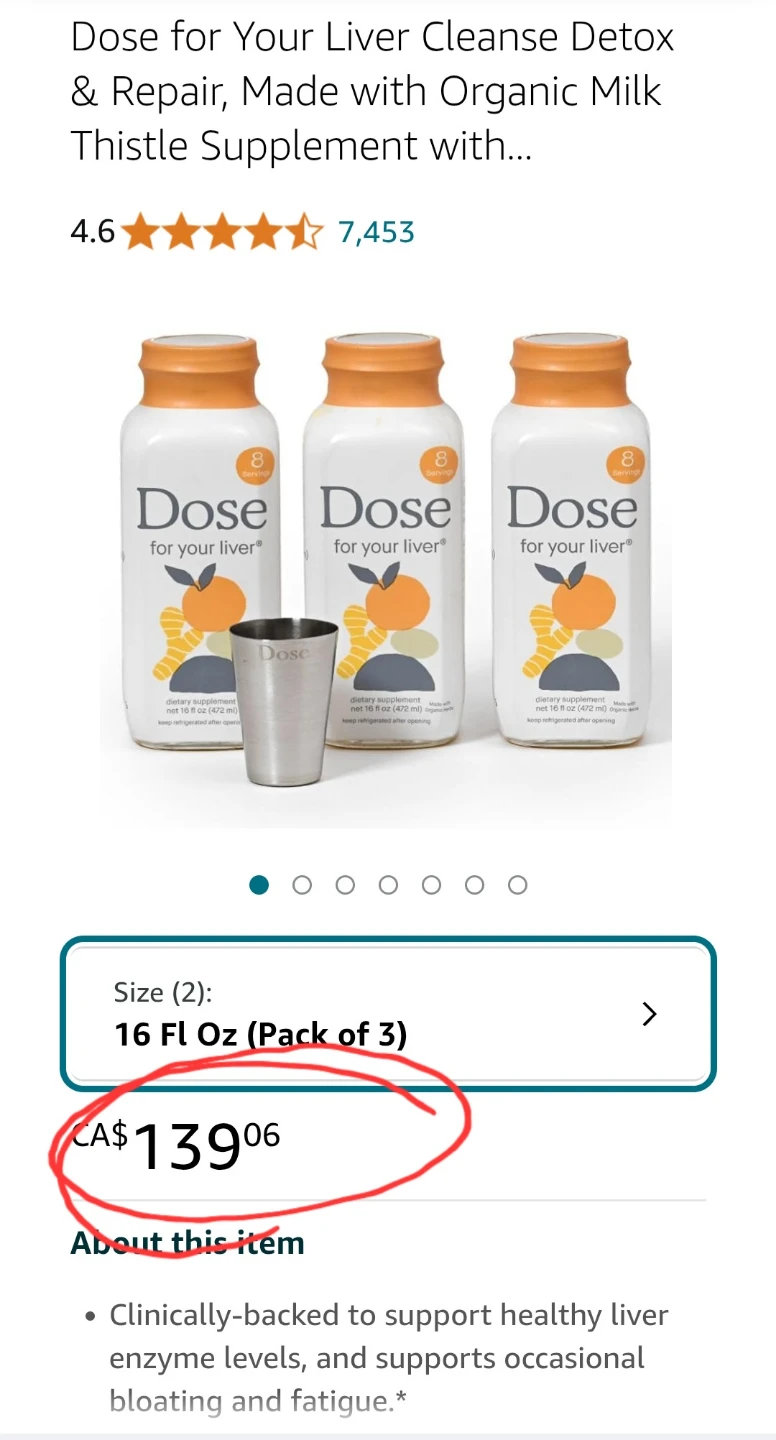 (Pack of 4) - Dose for Your Liver Dietary Supplement - photo 3