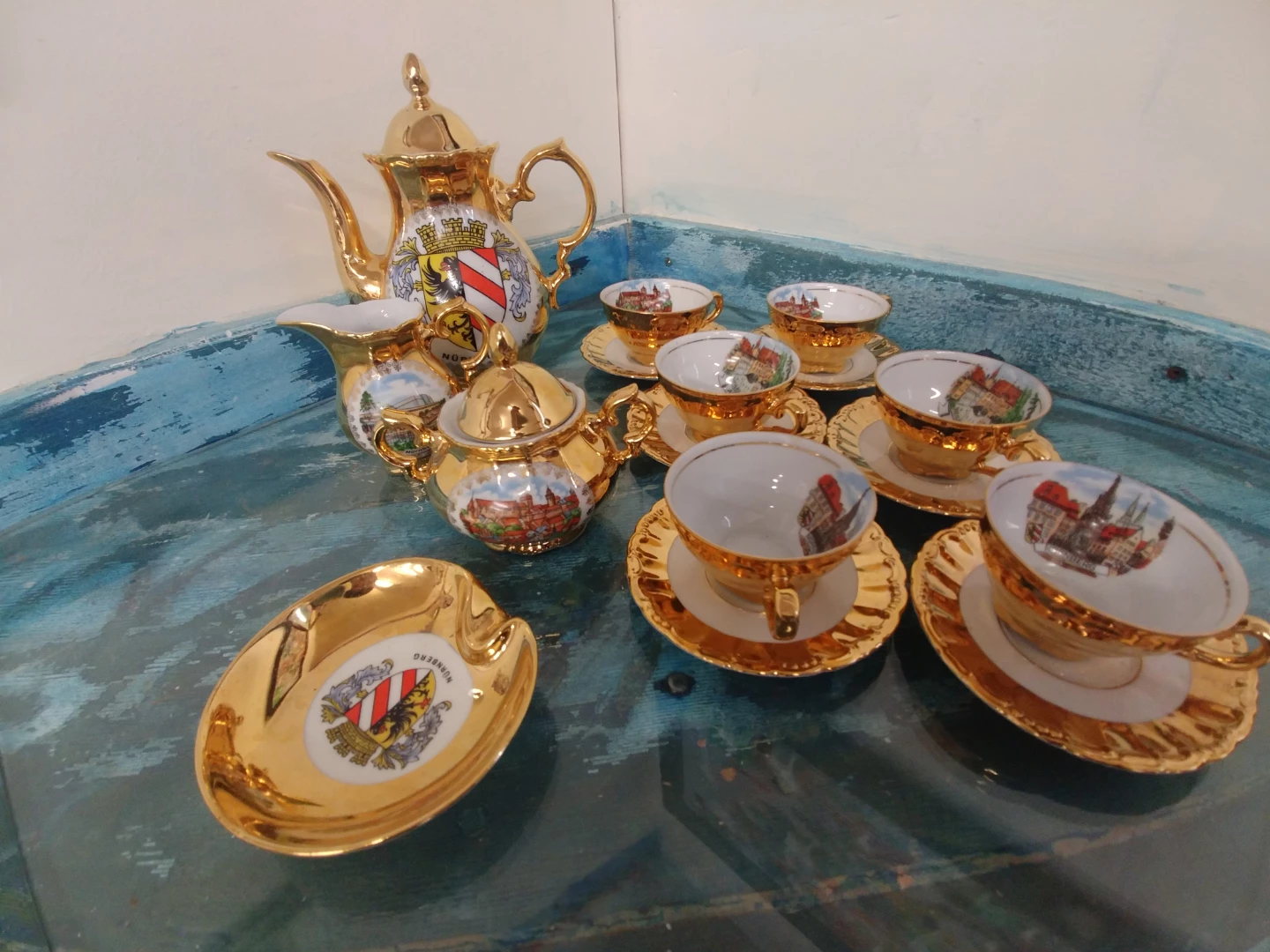 Vintage Porcelain Tea Set - Nuremberg Collection - photo 2