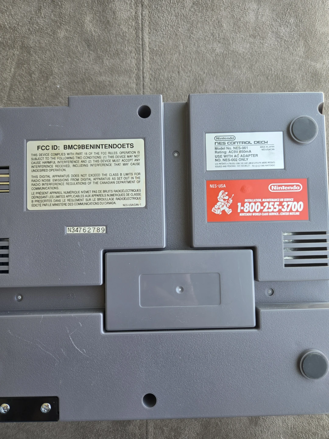 Nintendo Entertainment System (NES) Console with Games - photo 2