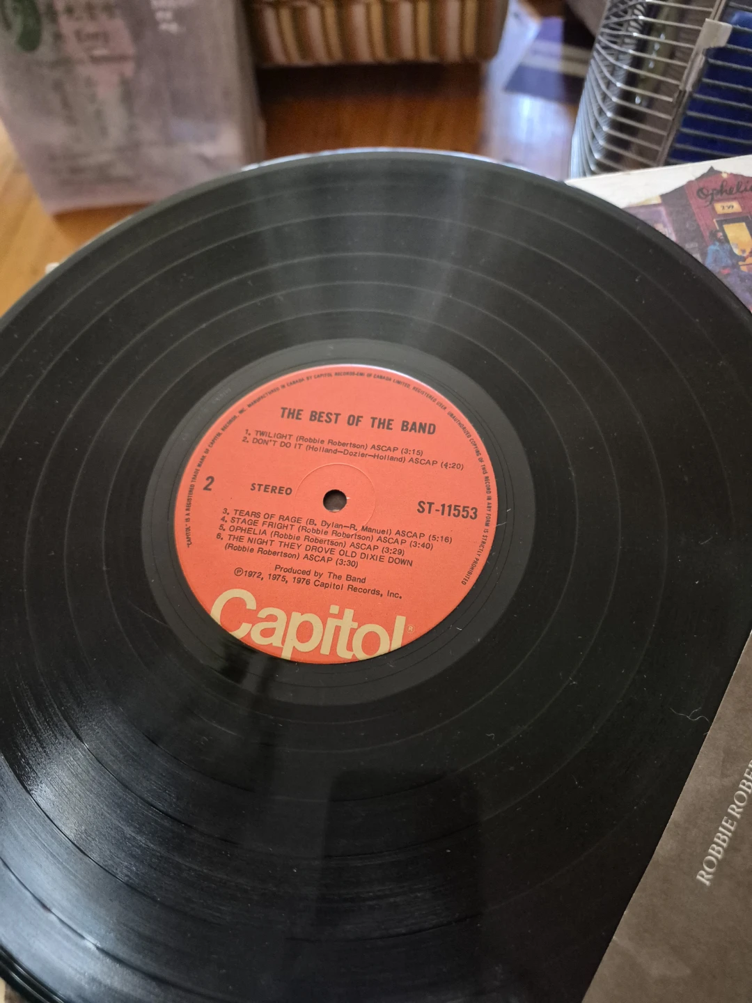 The Best of The Band Vinyl Record - photo 3