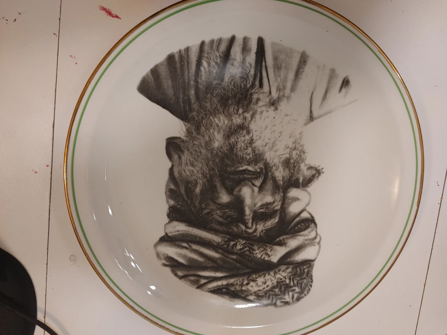 Decorative Plate with Figure