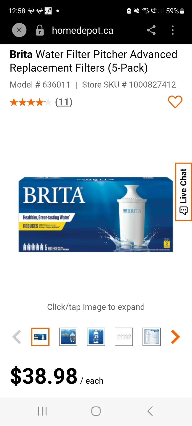 Brita 5 filters boxes