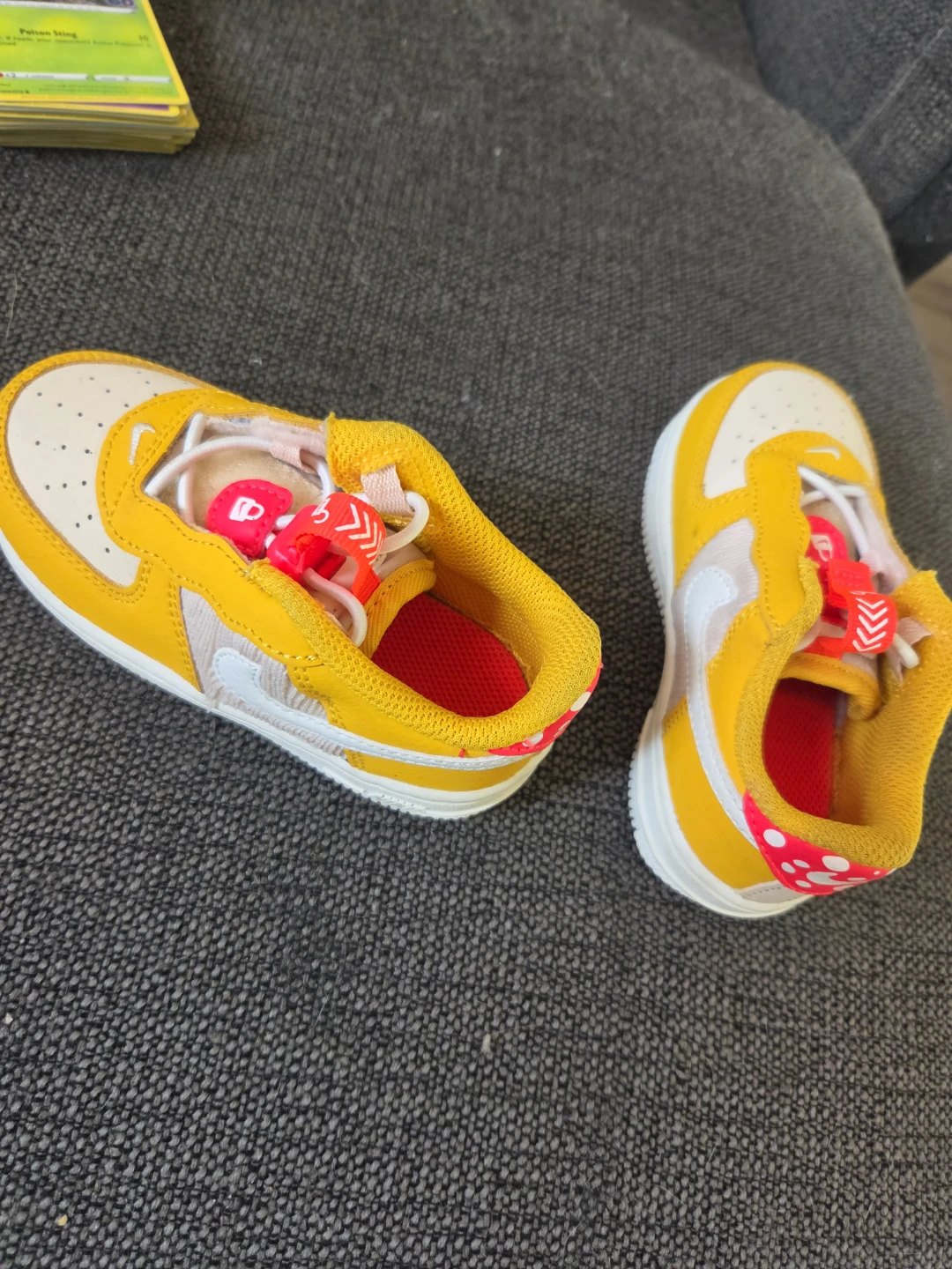 Nike Air Force 1 Crib Shoes Yellow Toddler Size 7C
