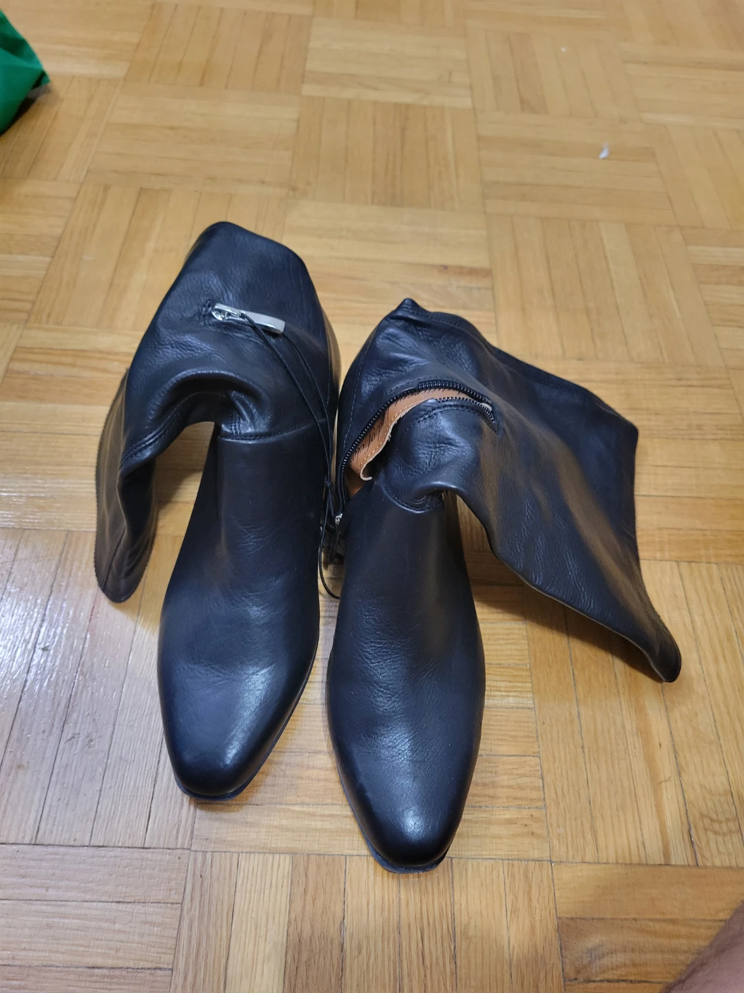 Franco Sarto Black Leather high Boots - photo 3