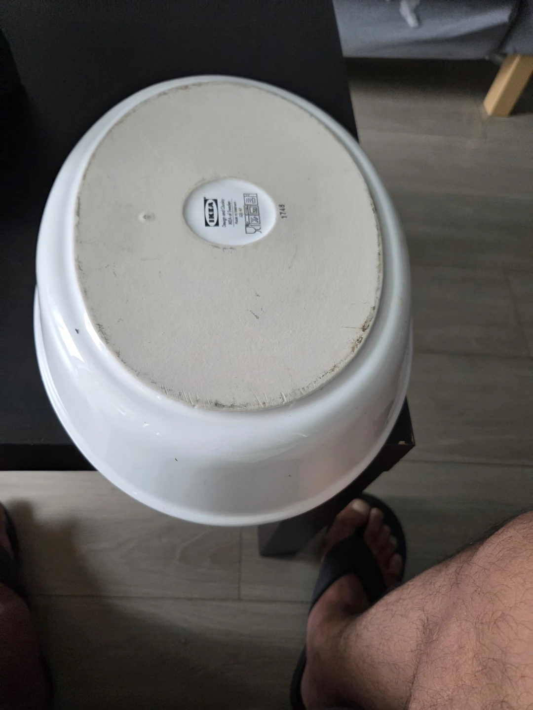 IKEA white serving bowl - photo 3