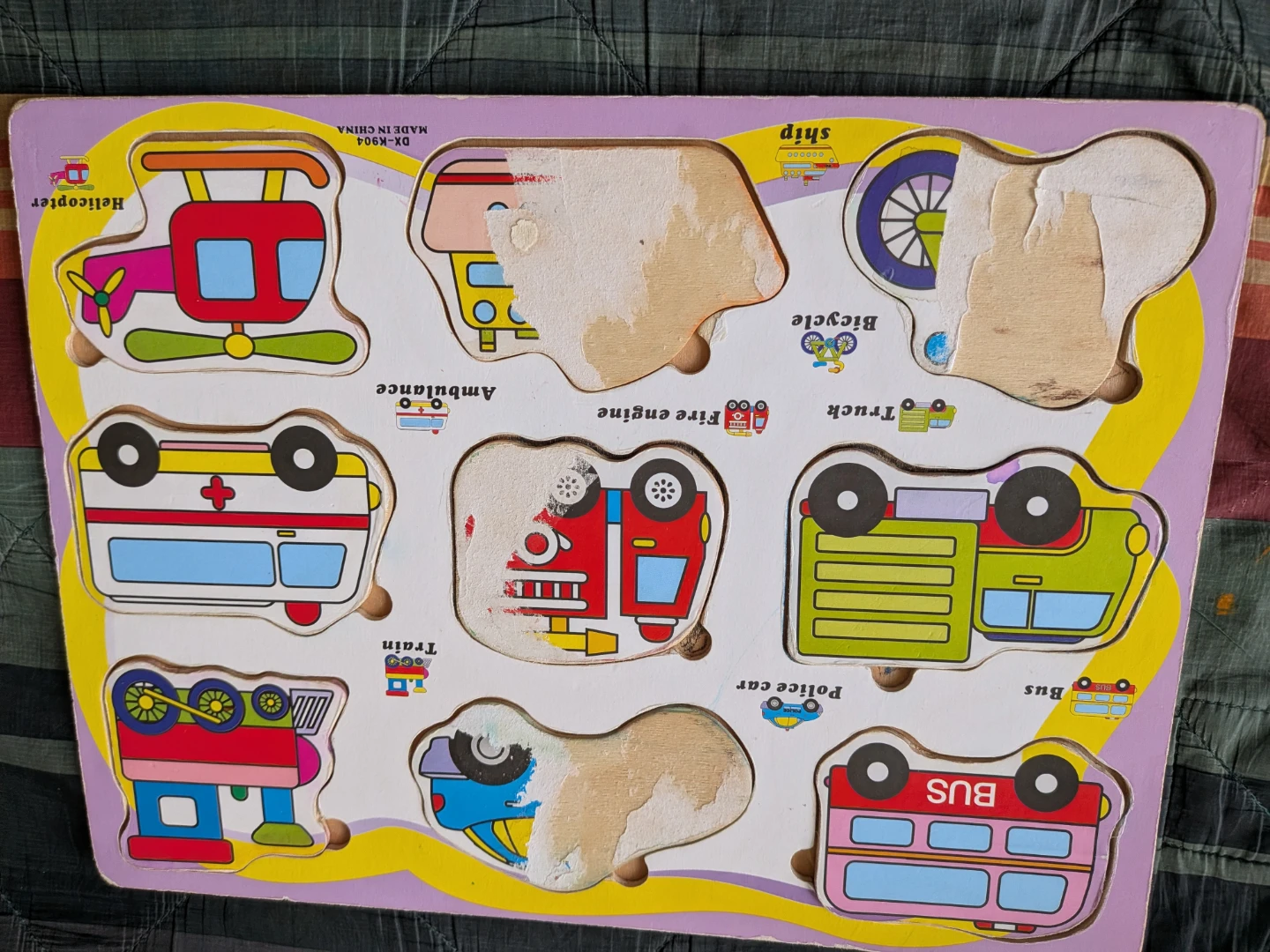 Wooden Puzzle Sets ( some missing pieces but works well) - photo 2