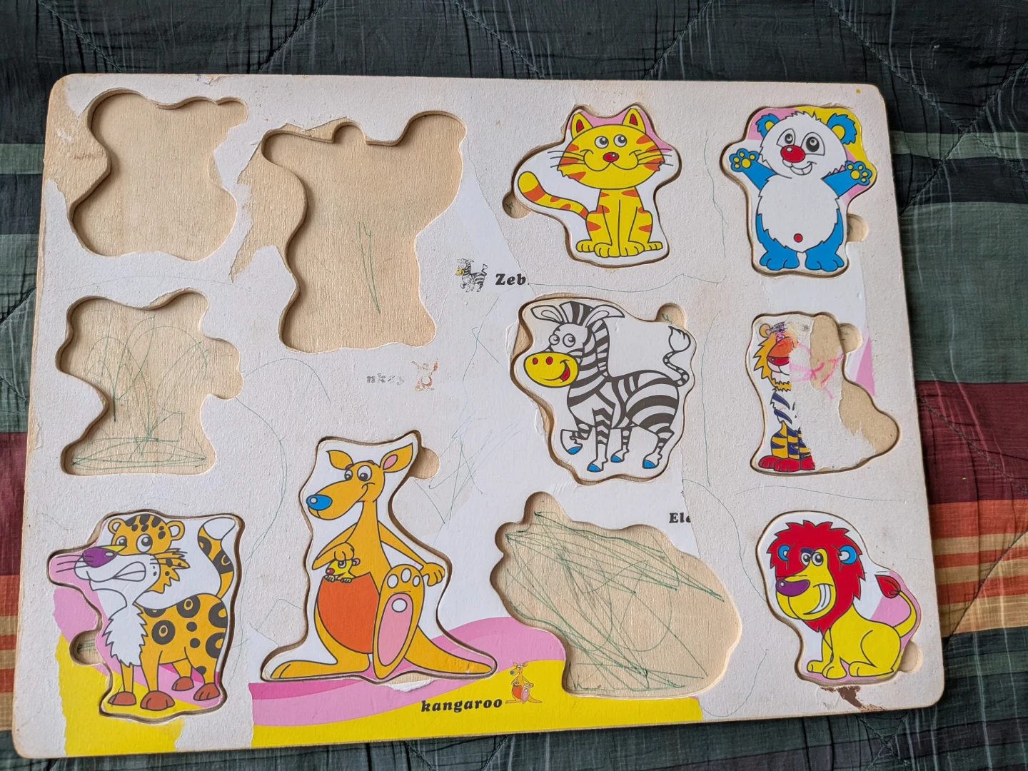 Wooden Puzzle Sets ( some missing pieces but works well) - photo 4