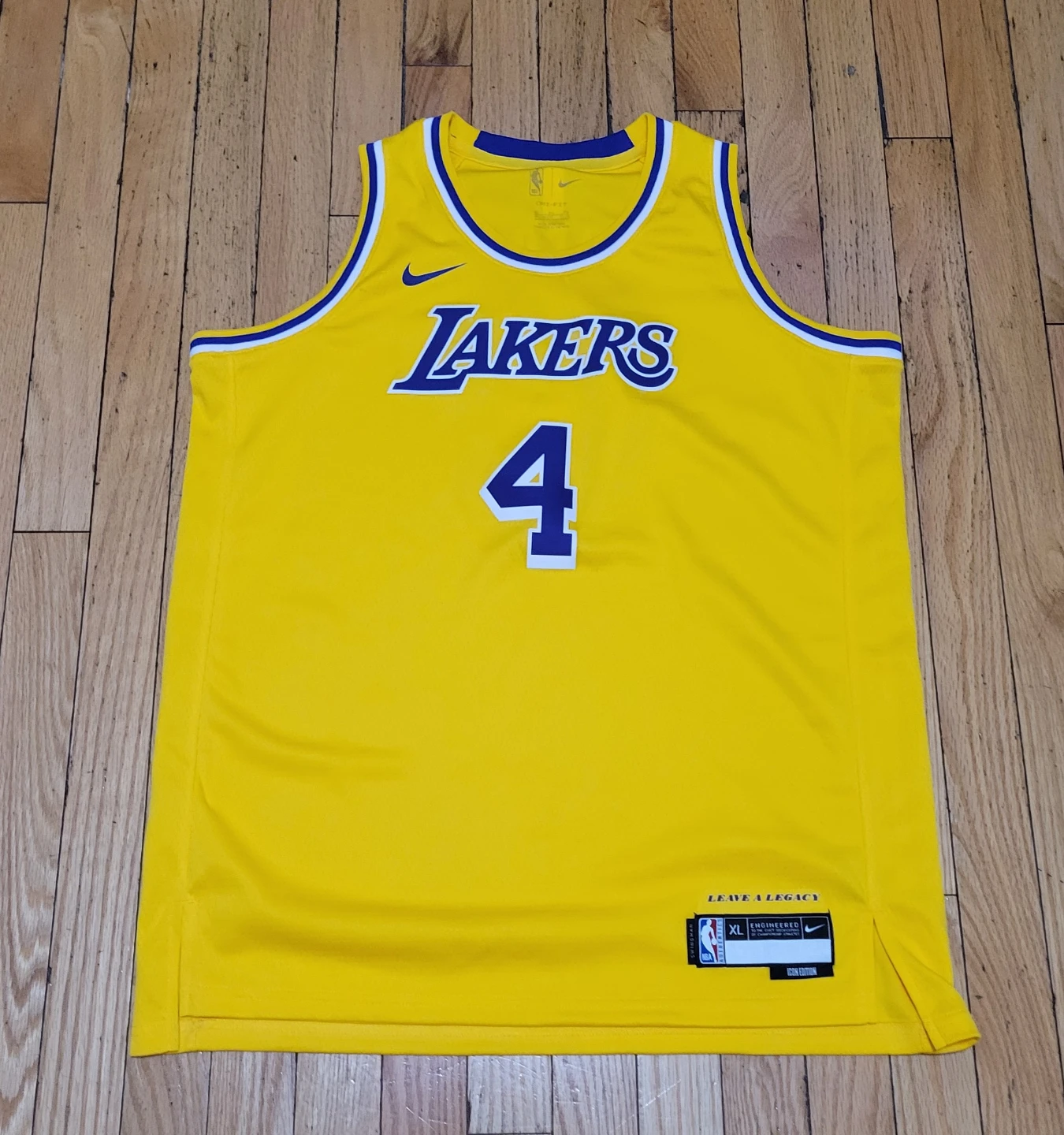 Los Angeles Lakers #4 Knight NBA Jersey boy XL  18-20