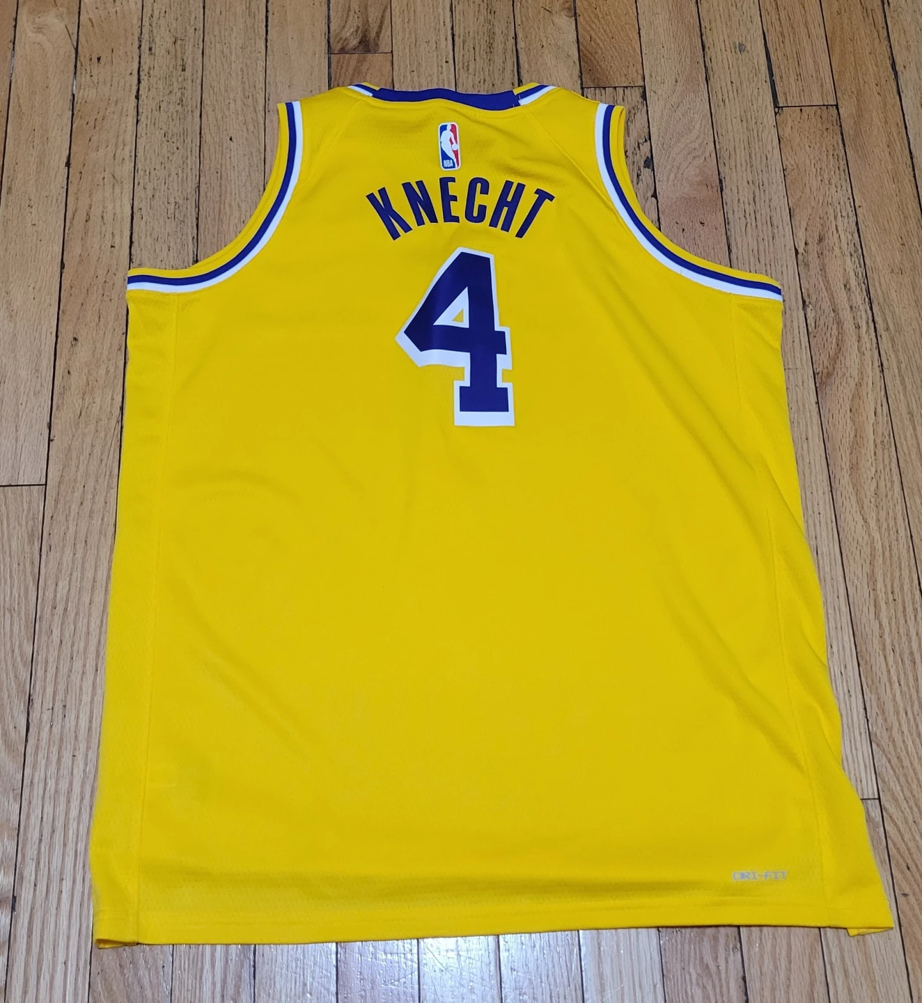 Los Angeles Lakers #4 Knight NBA Jersey boy XL  18-20 - photo 4
