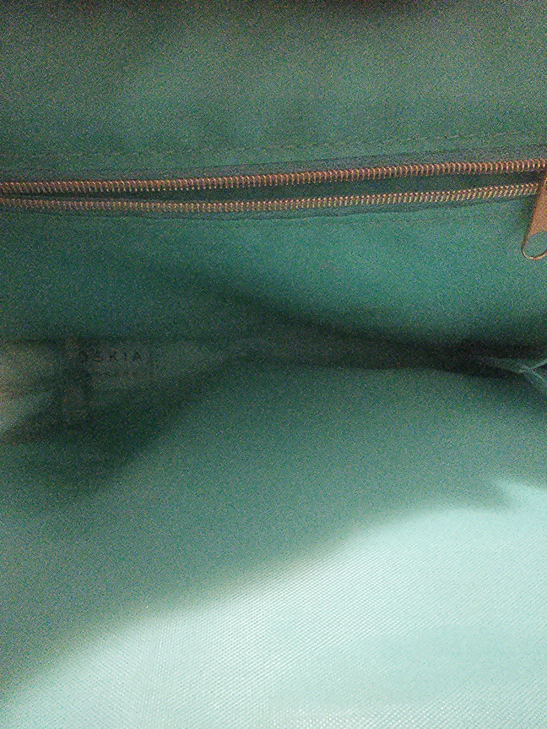 OSKIA London Blue Cosmetic Bag Pouch with Tassel - photo 3