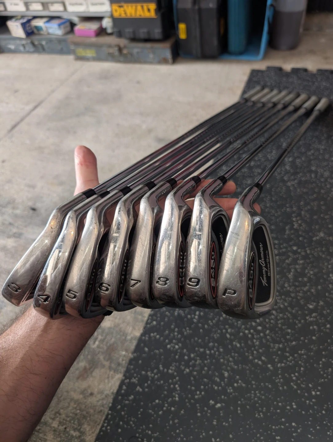Tommy Armour 845U SilverBack Golf Irons- right handed - photo 2