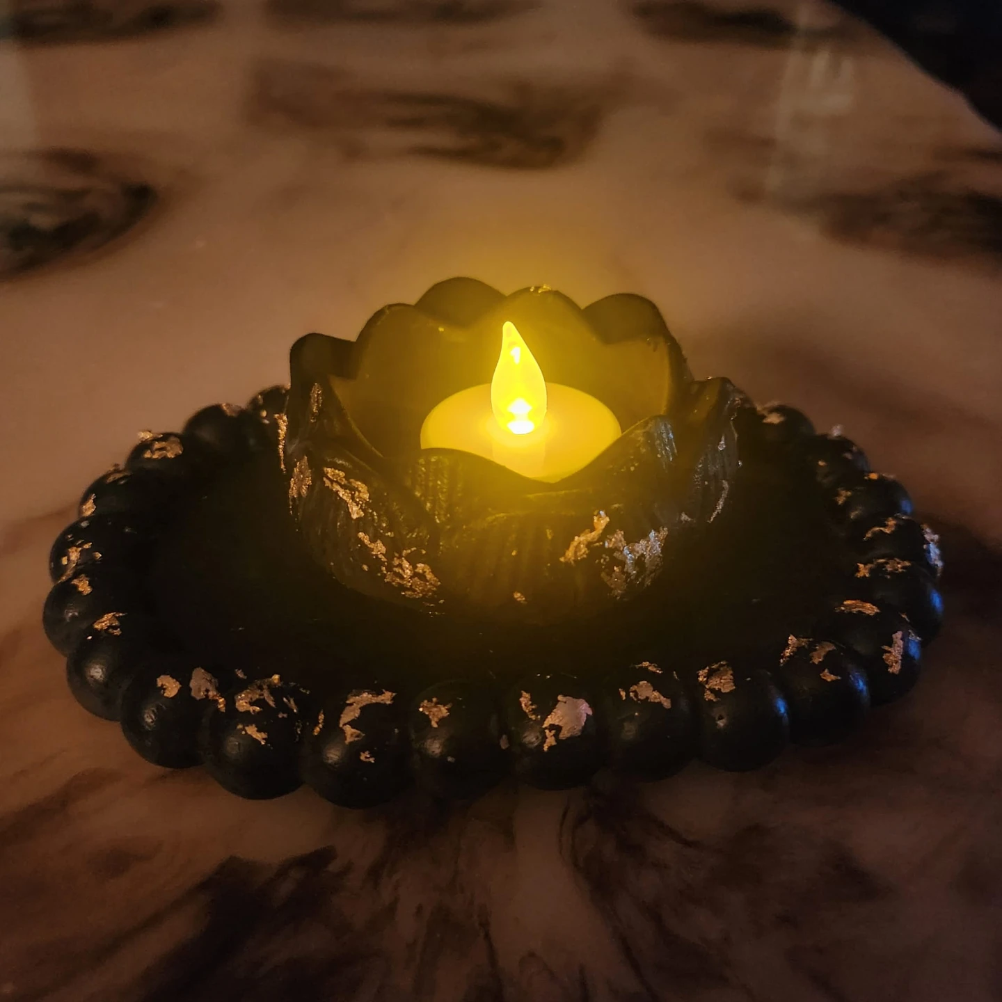 Lotus Flower Candle Holder plus jewerly tray FOR CHEAP