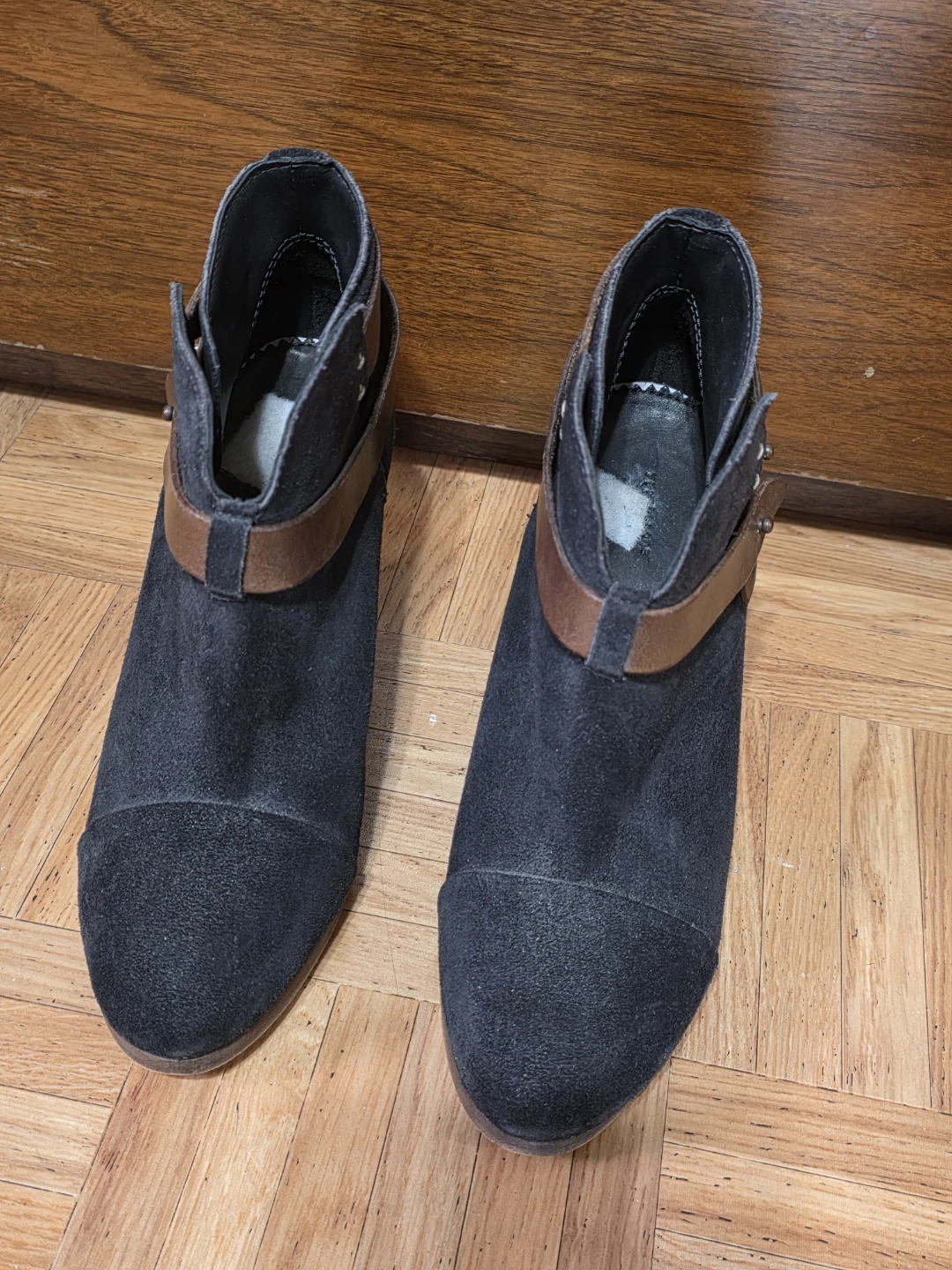 Rag & Bone Black Suede Harrow Booties
