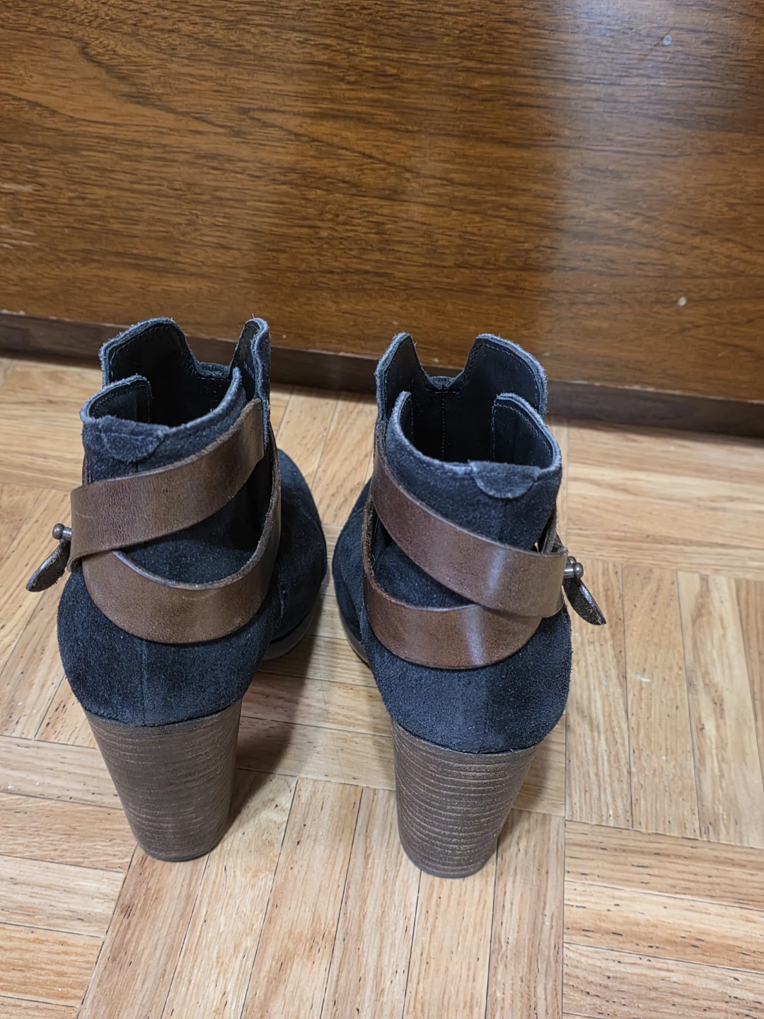 Rag & Bone Black Suede Harrow Booties - photo 4