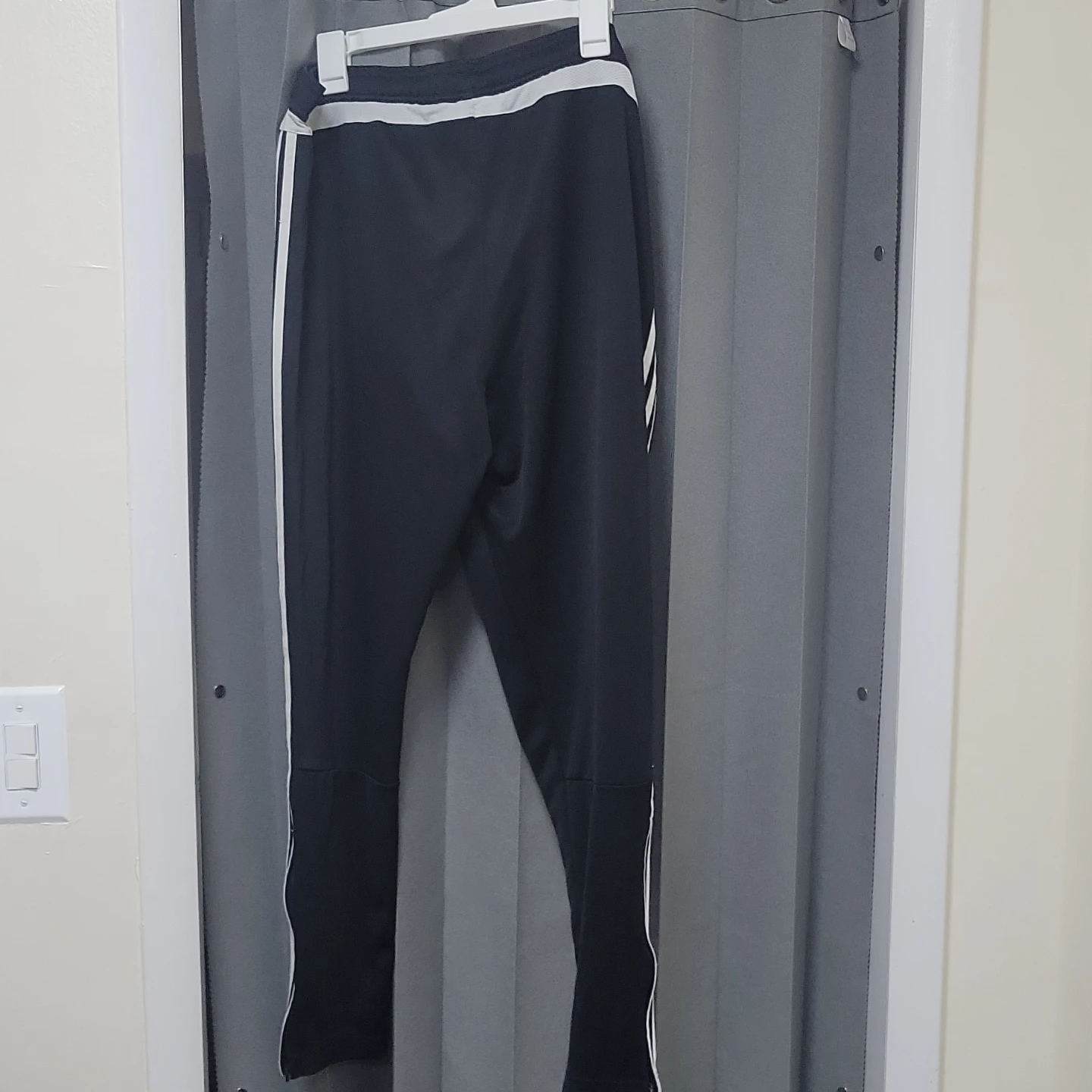 Adidas Track Pants Black White Stripes Size 2XL - photo 4
