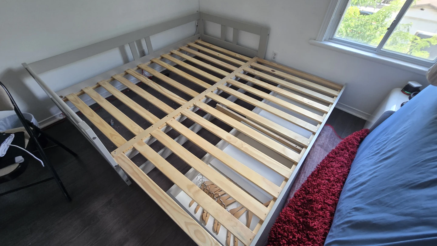 Grey Single Daybed Extendable to a Double with Storage Drawers - photo 3