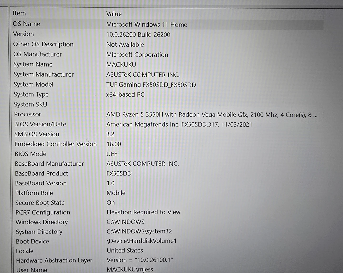 ASUS TUF Gaming Laptop (FX505DD) - photo 5