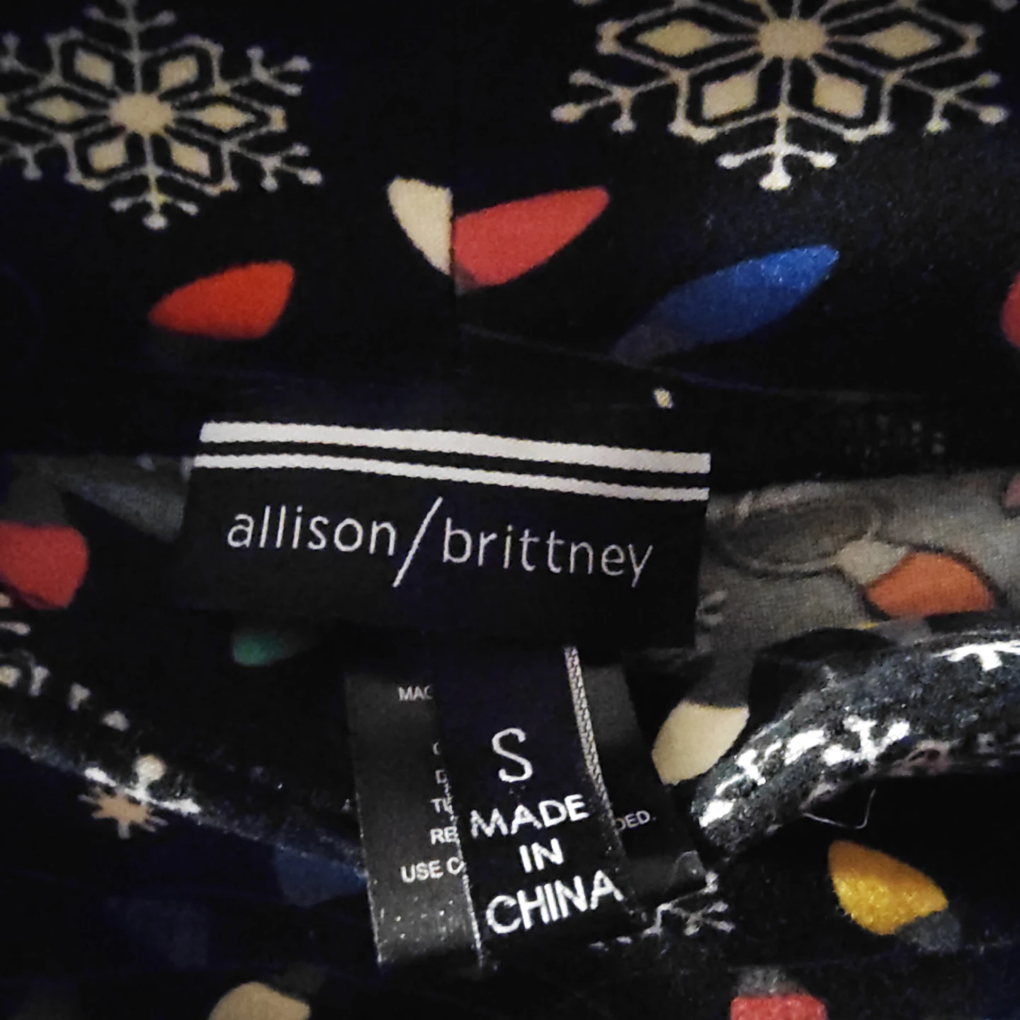 Ladies Christmas lights leggings - photo 2