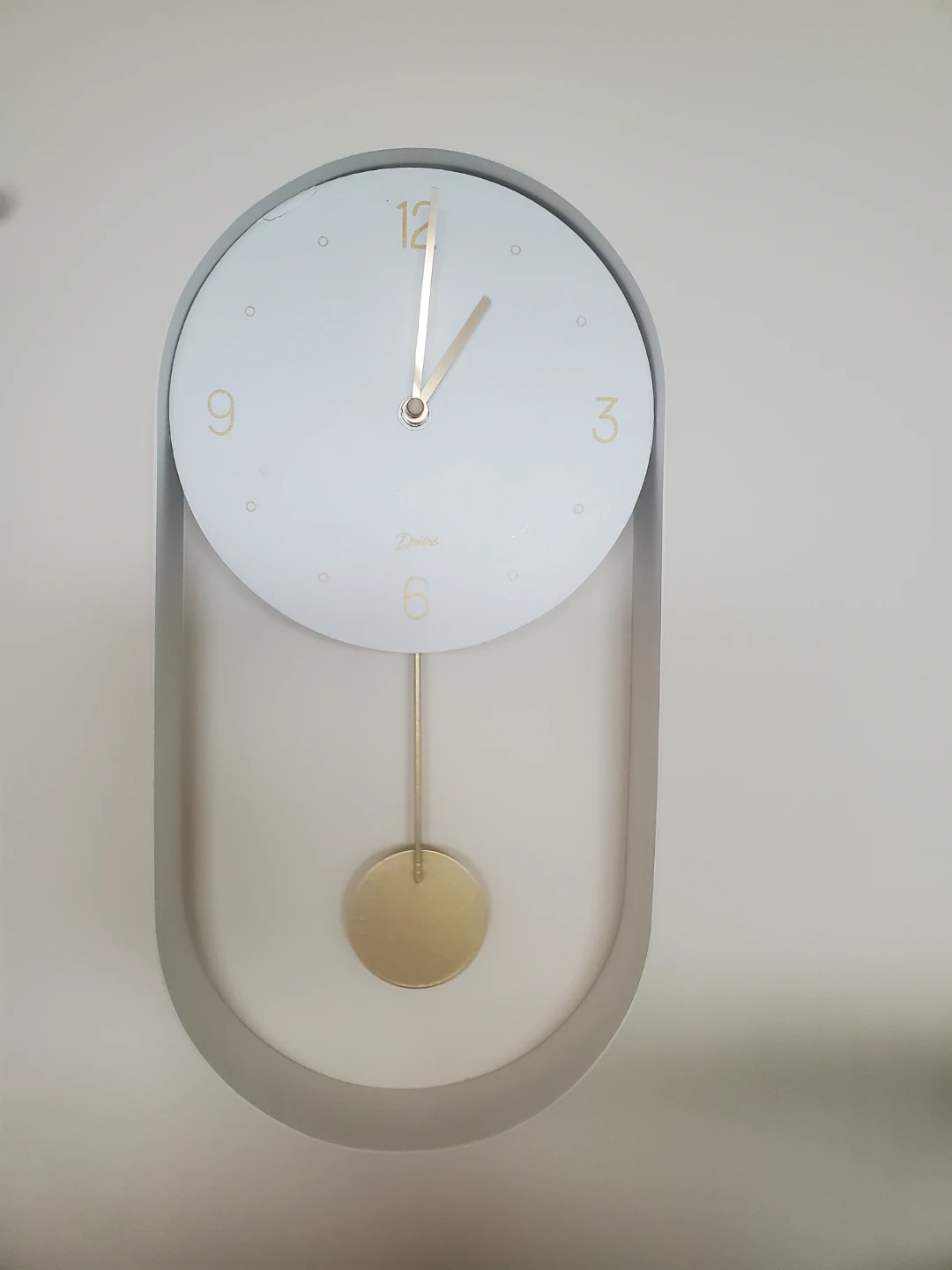 DORHRI Pendulum Wall Clock - White - photo 4
