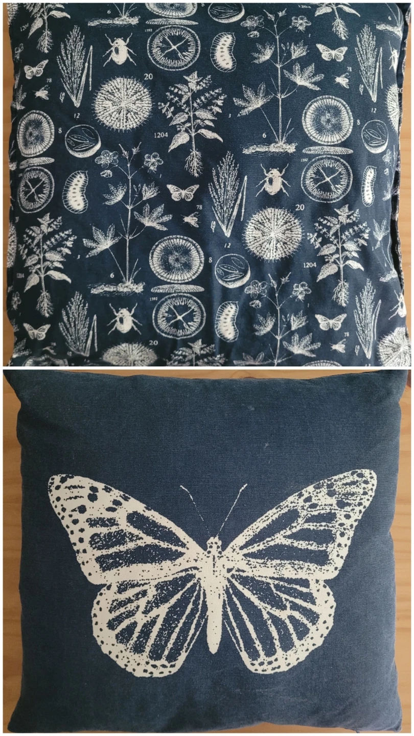2 decorative pillows