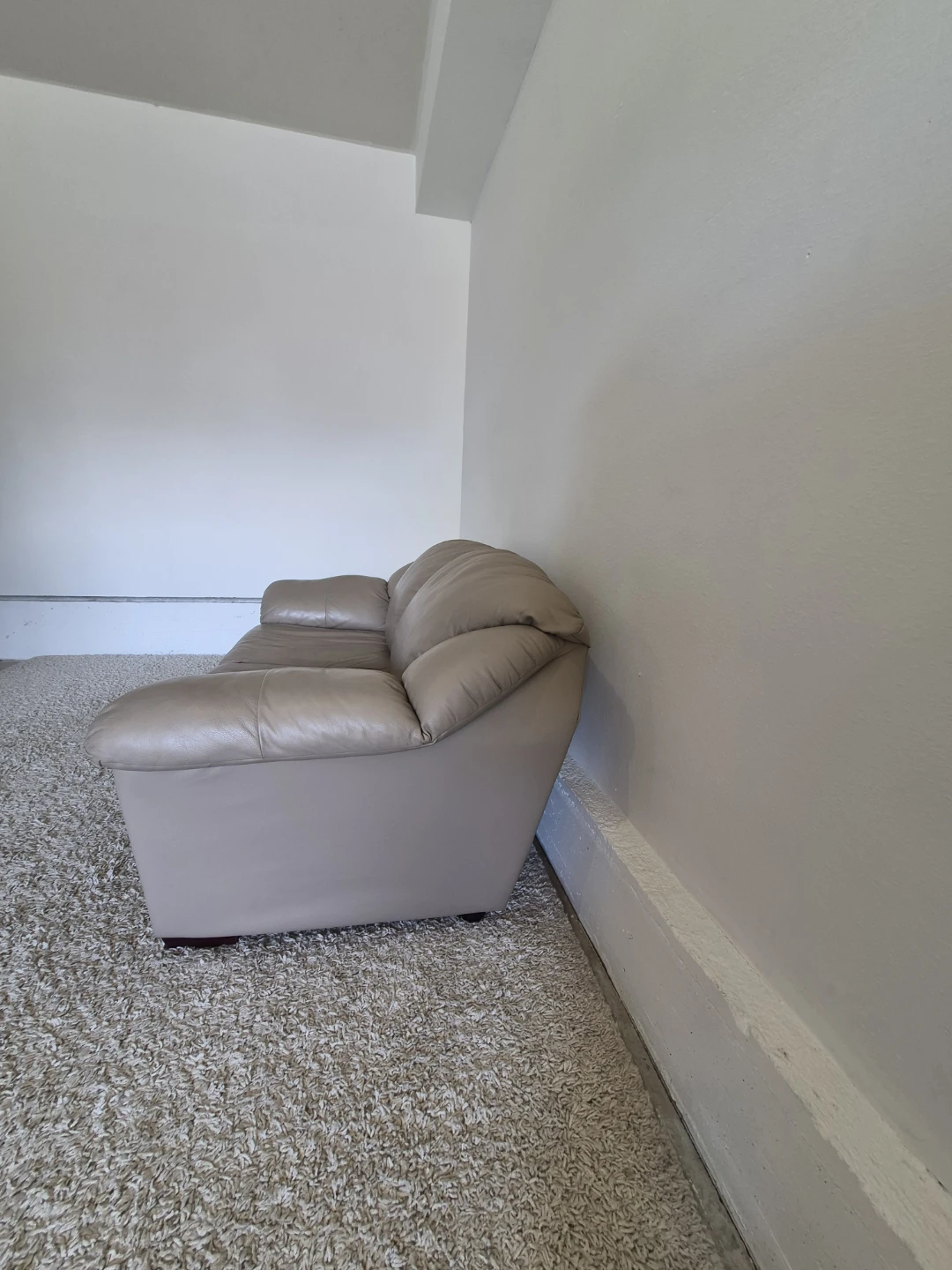 The Brick 2 Seater Loveseat Leather Sofa Couch - photo 4