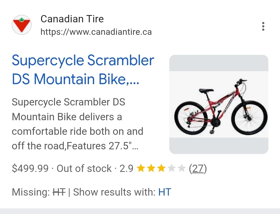 Supercycle Scrambler HT Mountain Bike