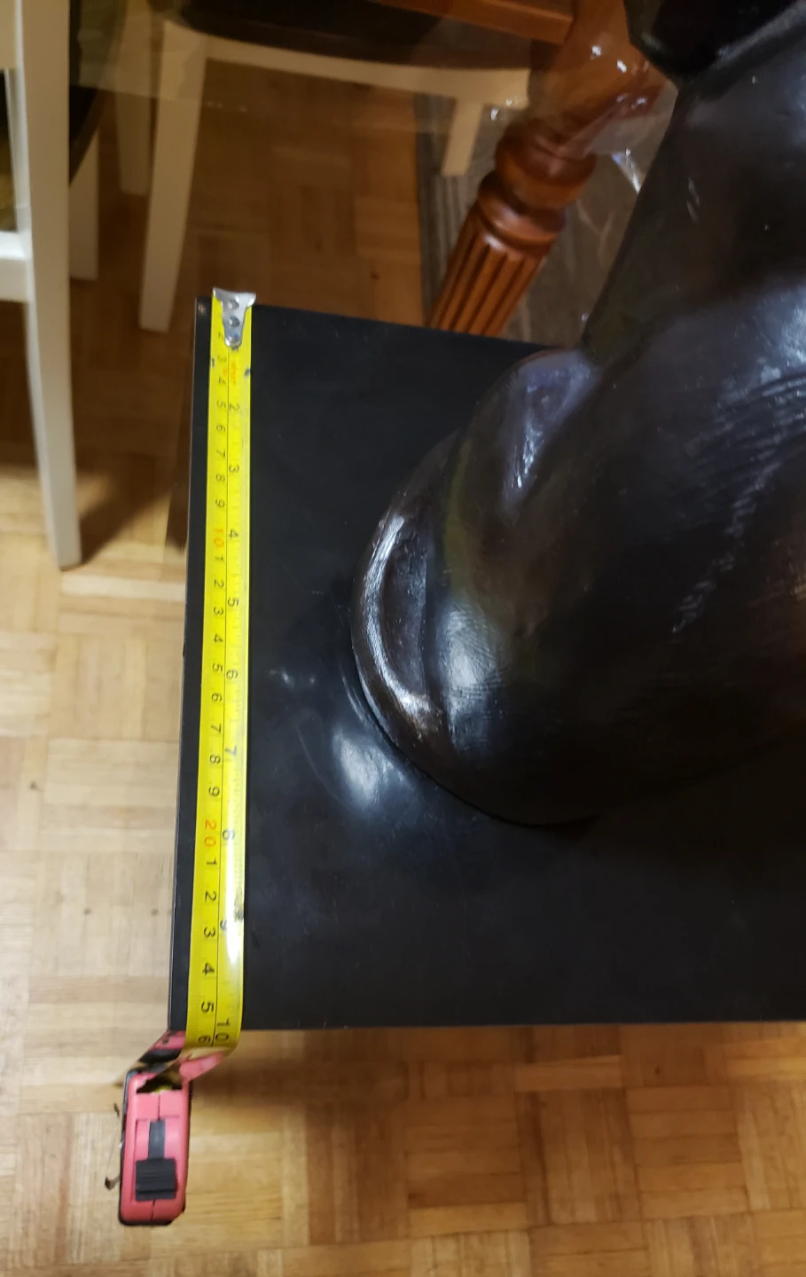 1978 Austin black cat vintage sculpture with pedestal. - photo 5